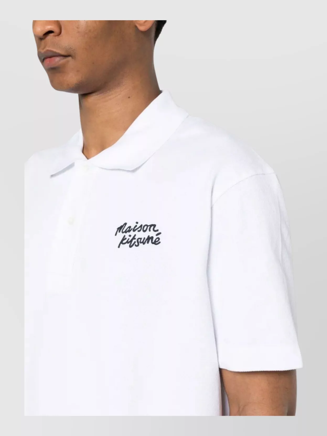 Maison Kitsuné Handwriting Comfort Polo Shirt