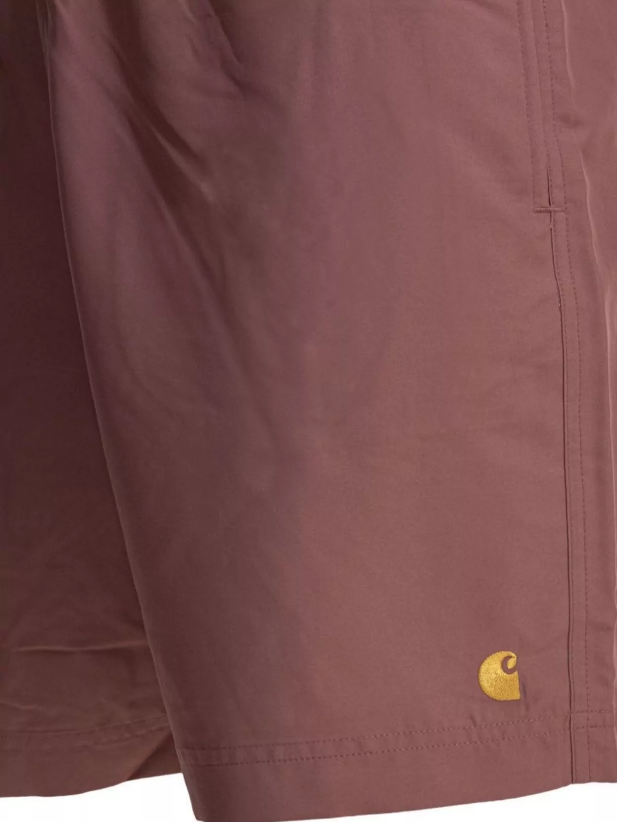 Carhartt Work In Progress Chase Swim Trunks In Burgundy