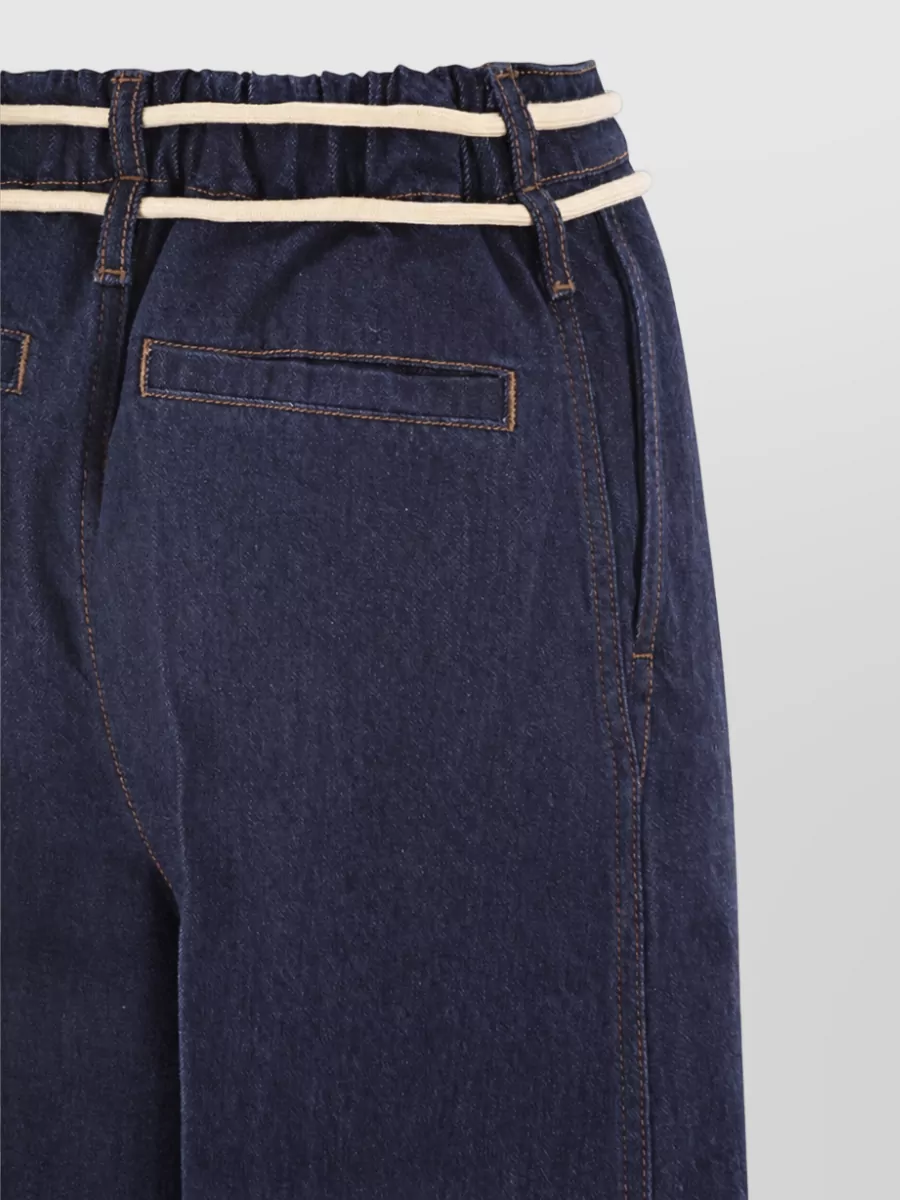 Sportmax Denim Straight-Leg Jeans