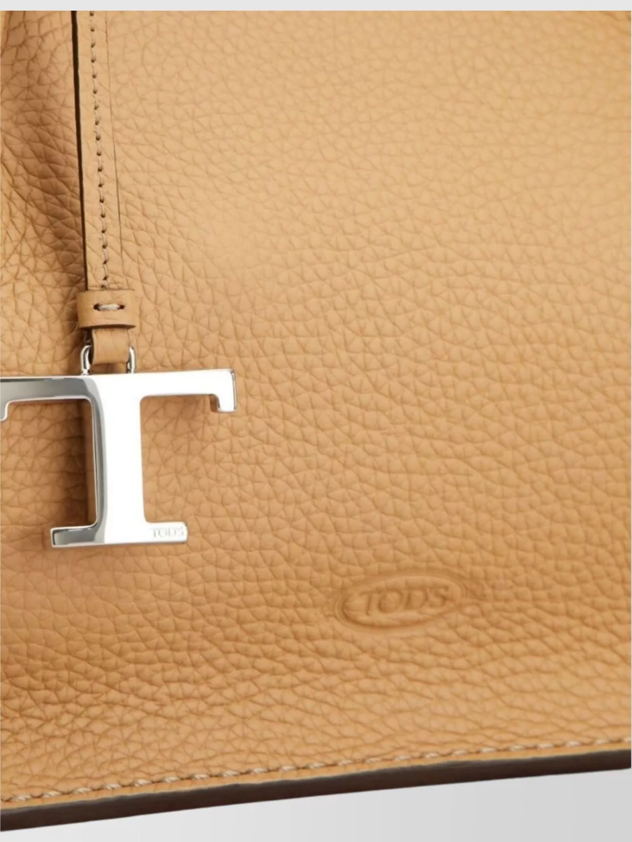 Tod's Leather Textured Tote Bag With Adjustable Strap