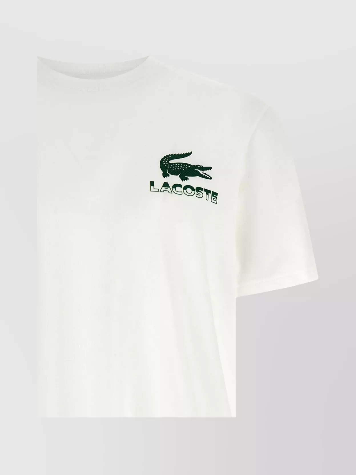 Lacoste Graphic Print Crew Neck Short Sleeve T-Shirt