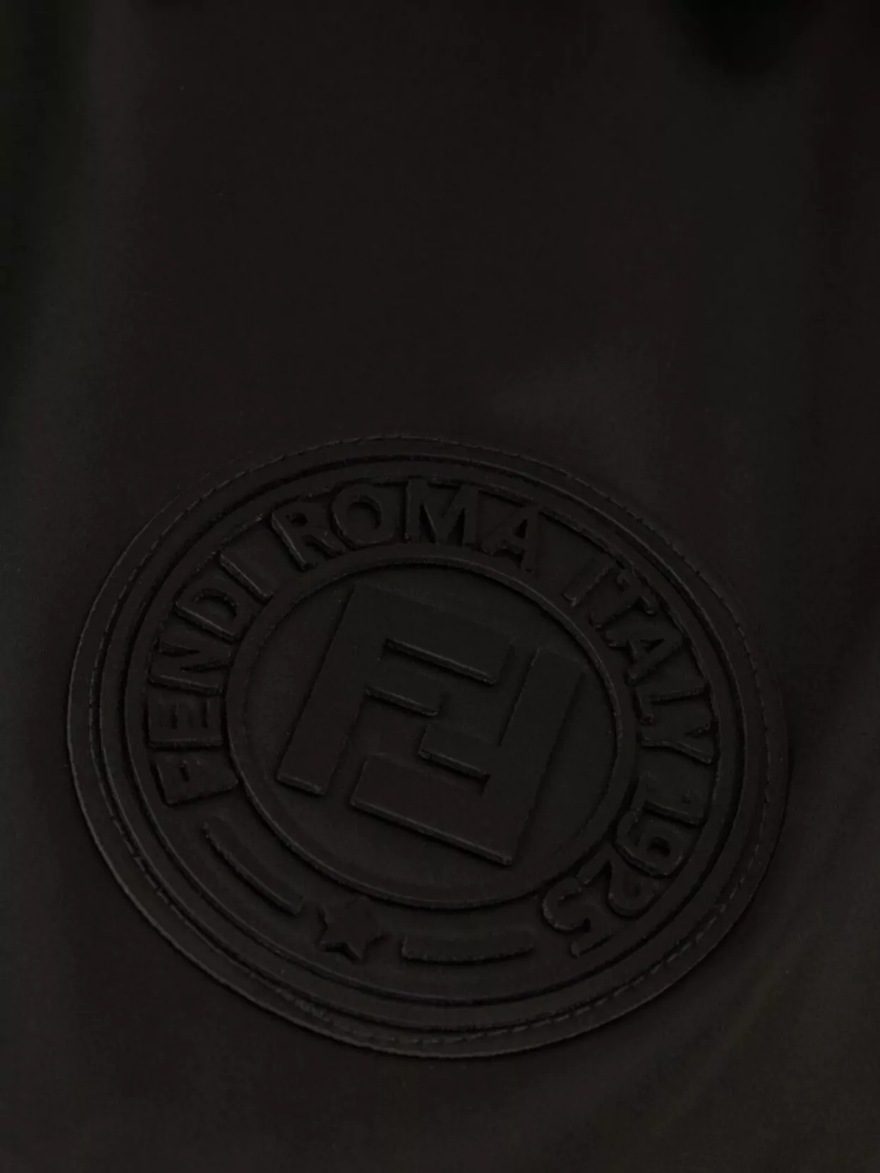 Fendi Sleeveless Hooded Drawstring Jacket