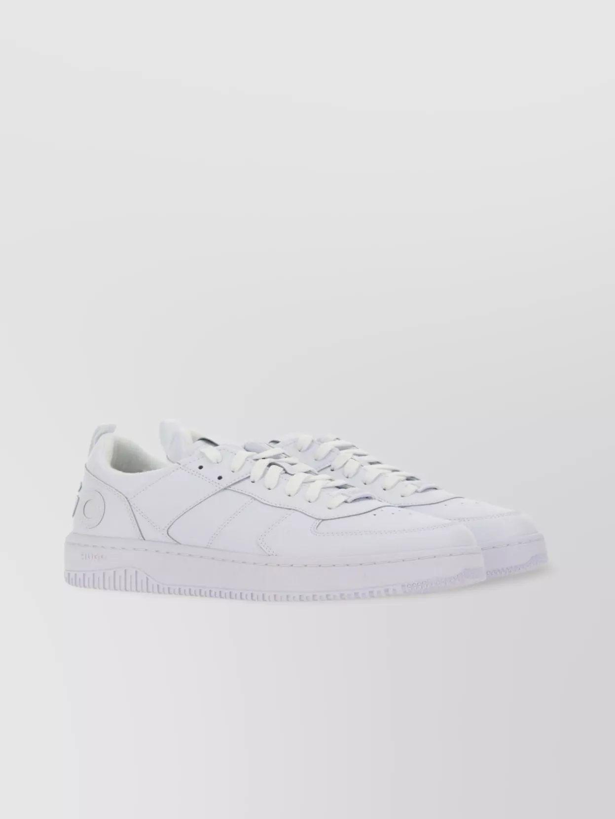 Hugo Sneaker With Perforated Toe And Logo