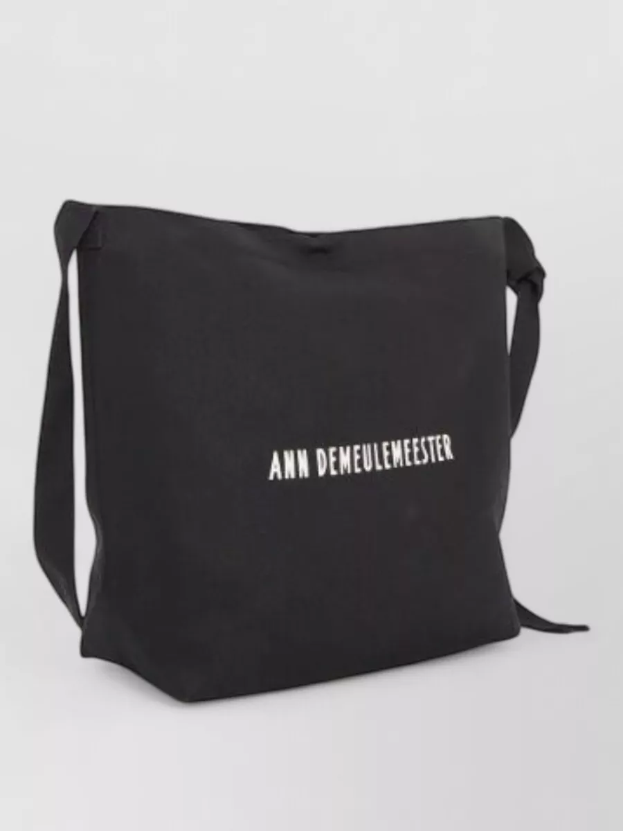 Ann Demeulemeester Cotton Shoulder Bag