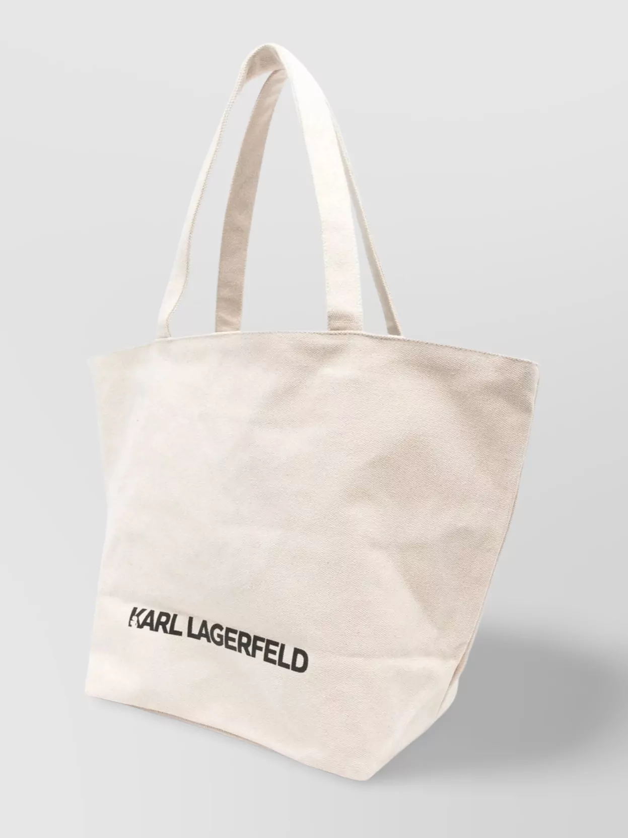 Karl Lagerfeld Cotton Shopper Tote Bag