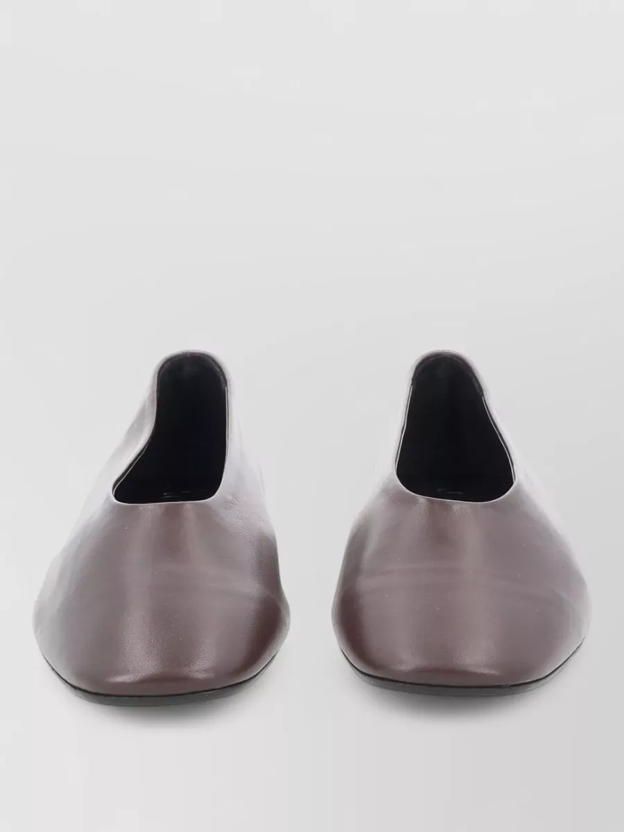 Aeyde leather round-toe loafers