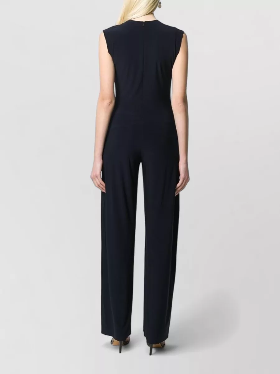 Norma Kamali Sleeveless Wide-Leg Jumpsuit