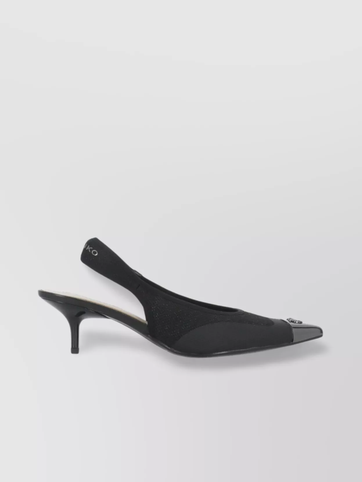 Pinko Mesh Slingback Sandals Kitten Heel