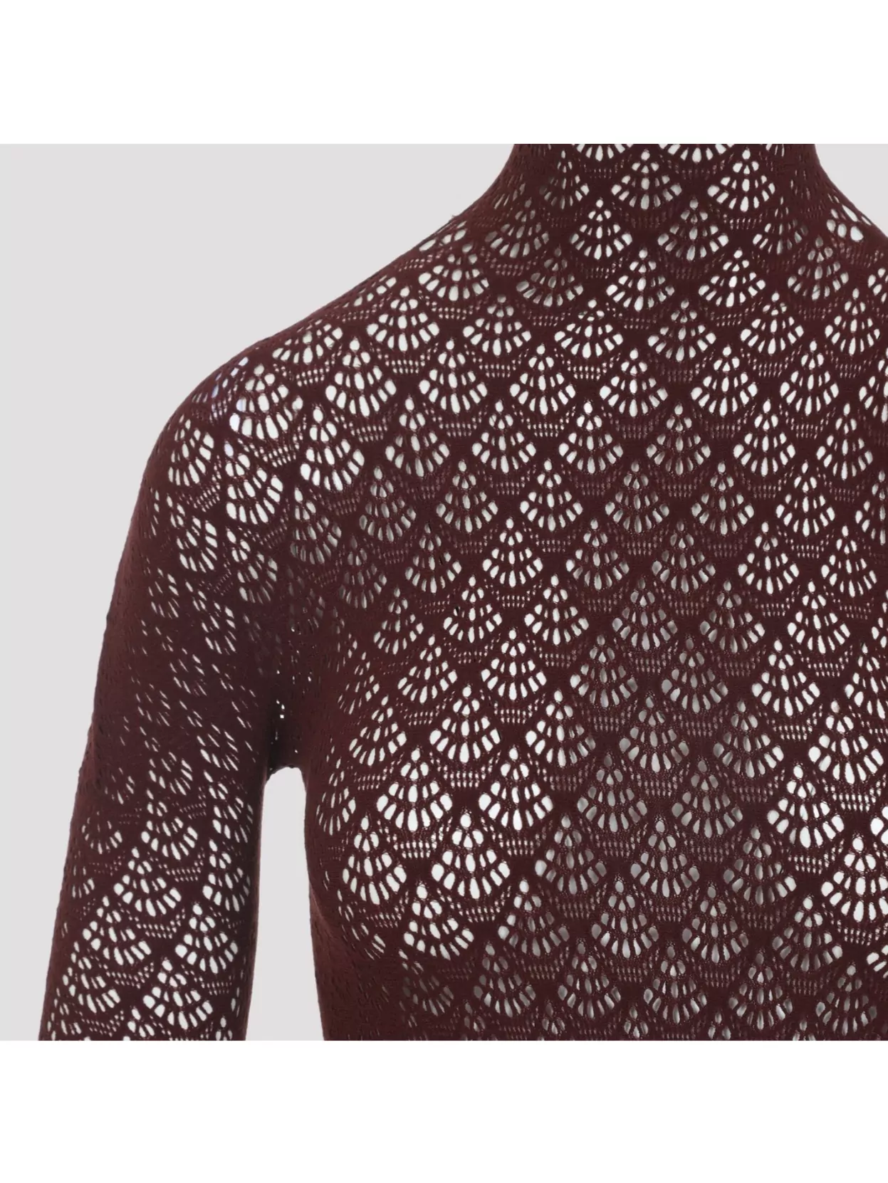 Wolford Sheer Lace Long Sleeve Mermaid Dress