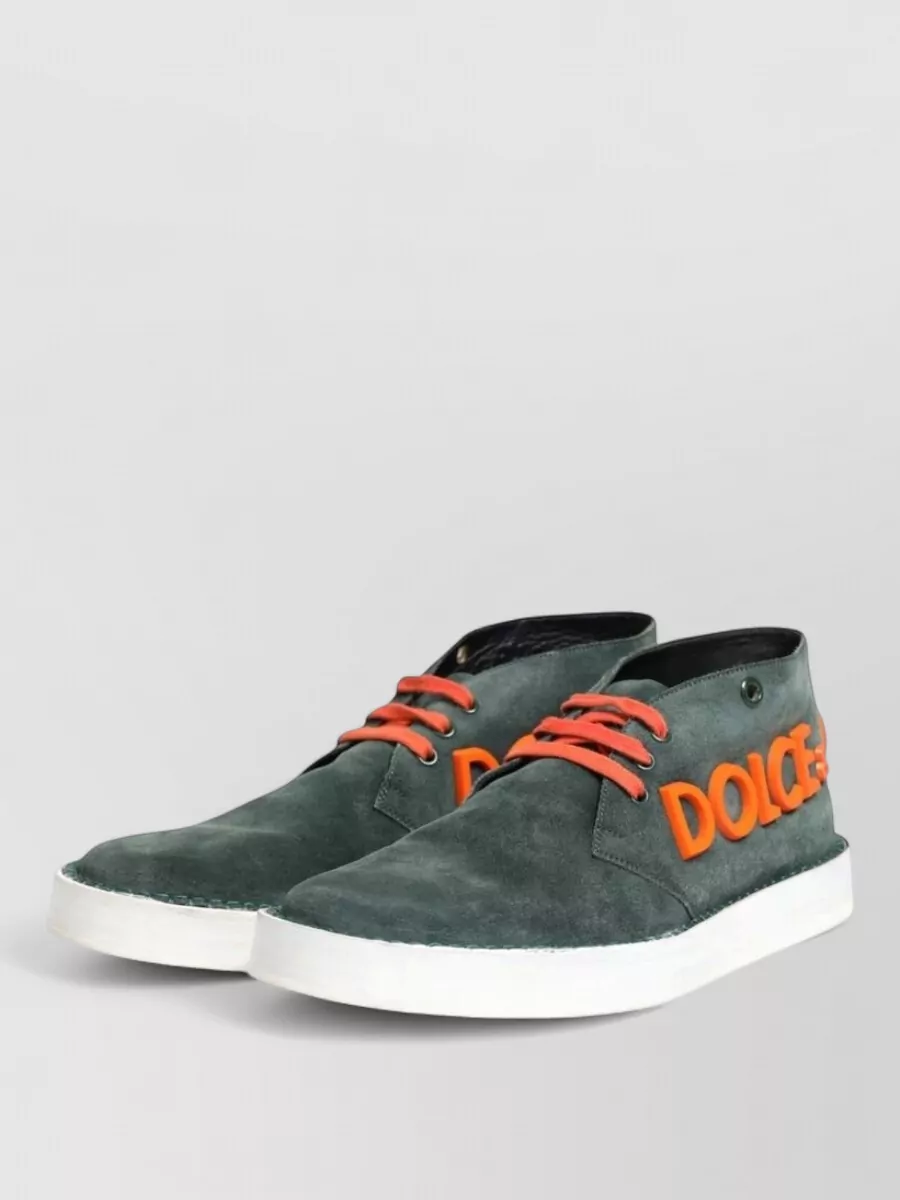 Dolce&Gabbana Suede Leather Derby Sneakers