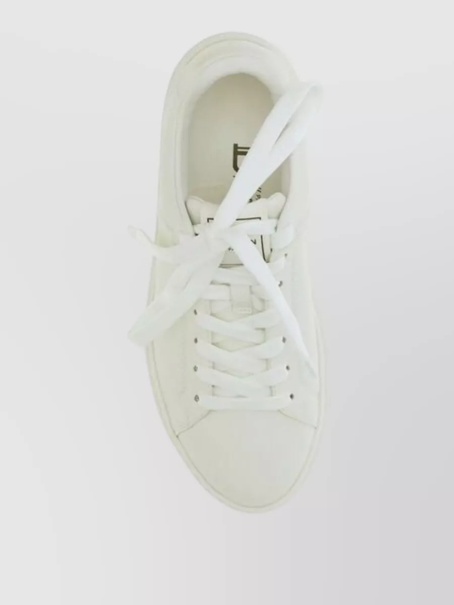Balmain Leather Low-Top Sneakers