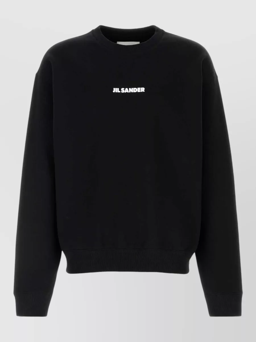Jil Sander cotton crewneck sweatshirt