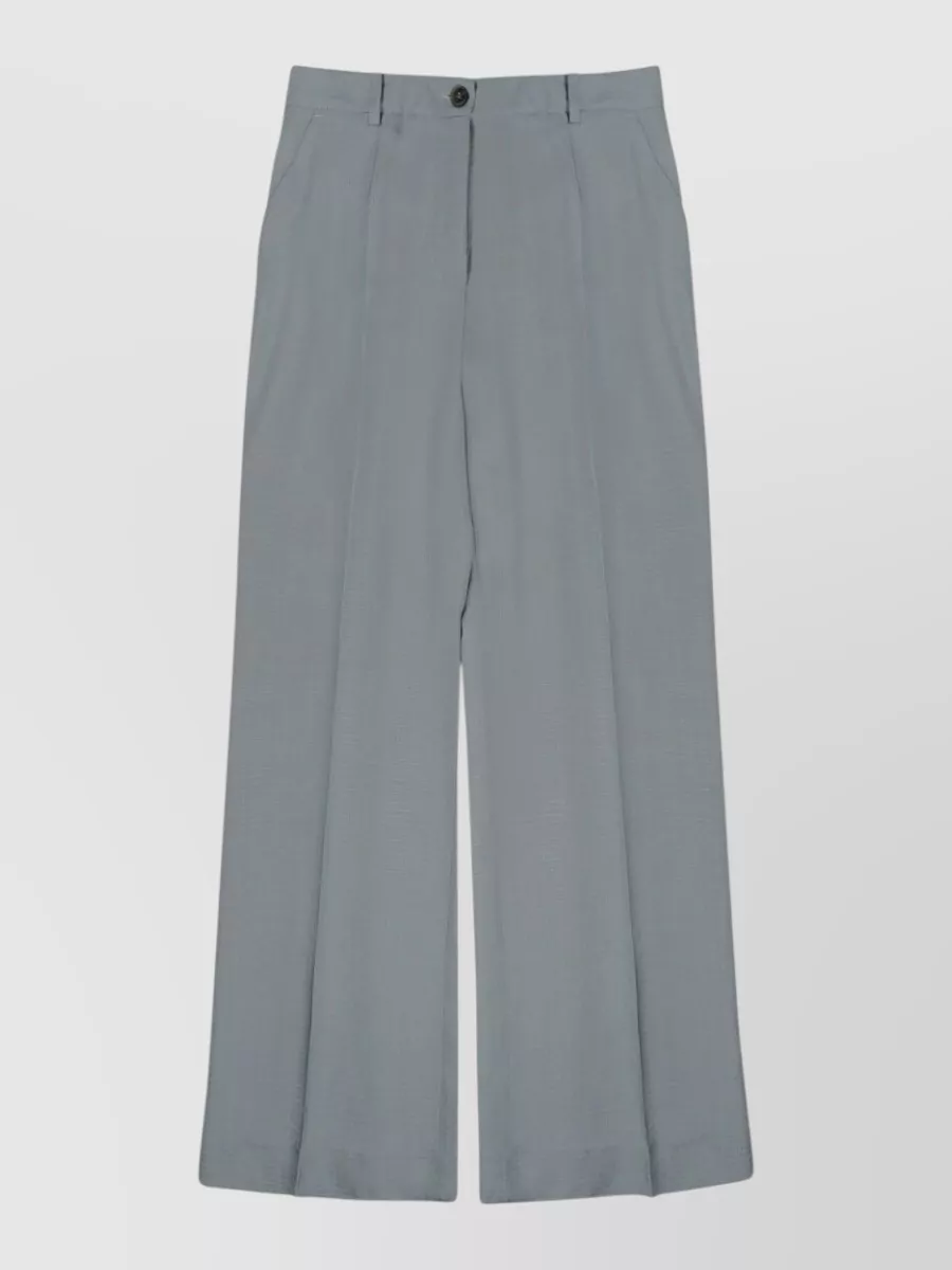 P.a.r.o.s.h. viscose wide-leg trousers