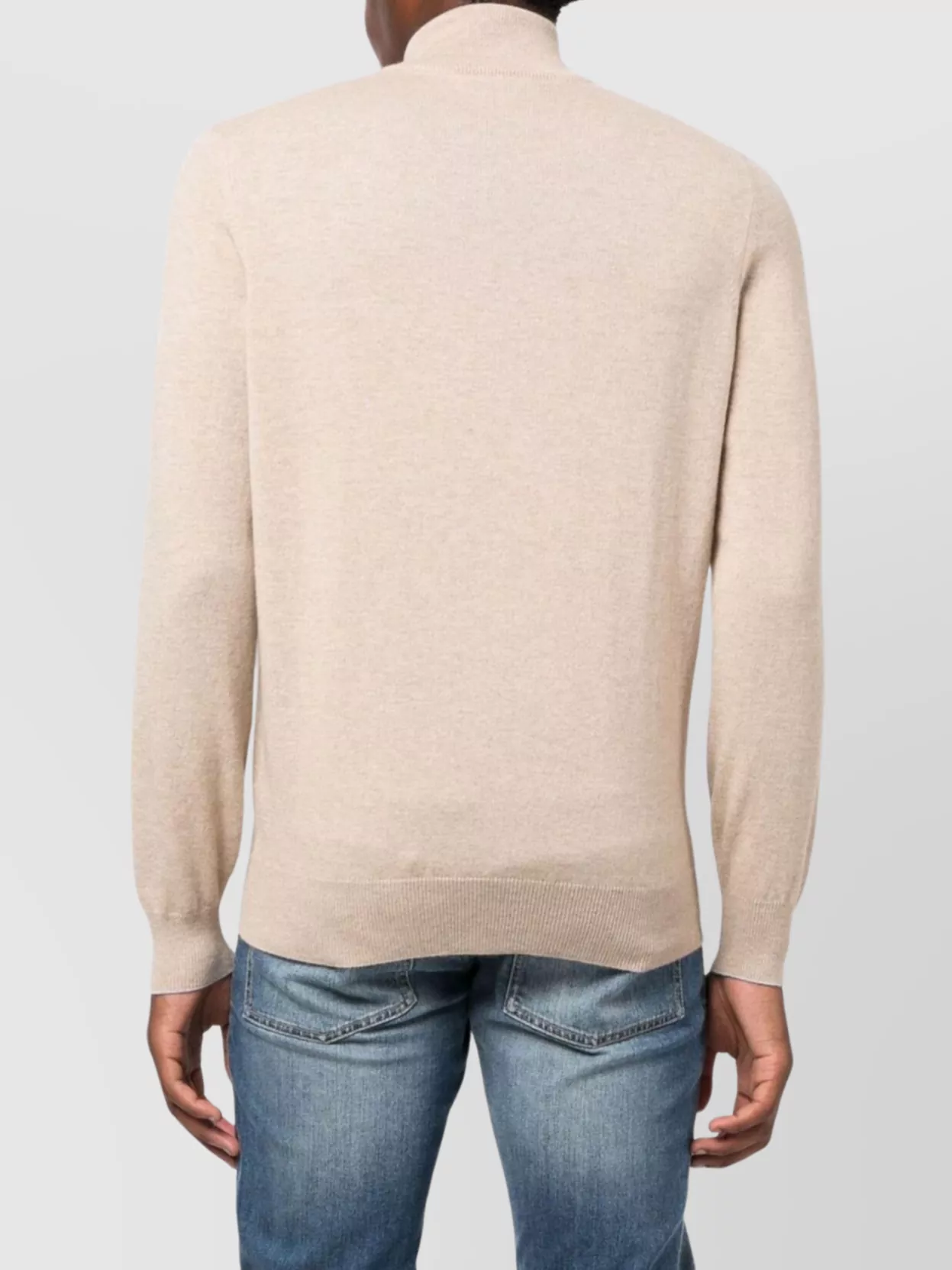 Brunello Cucinelli Cashmere High Collar Cardigan