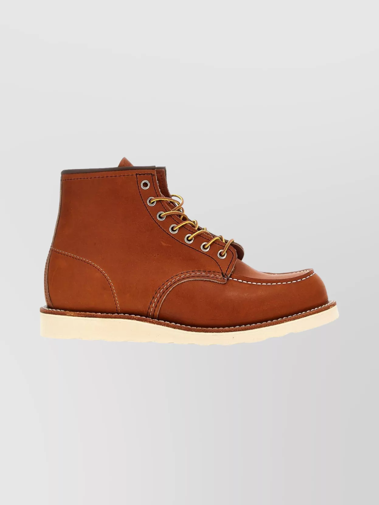 Red Wing Shoes Ankle Boots With Contrast Stitching And Round Toe