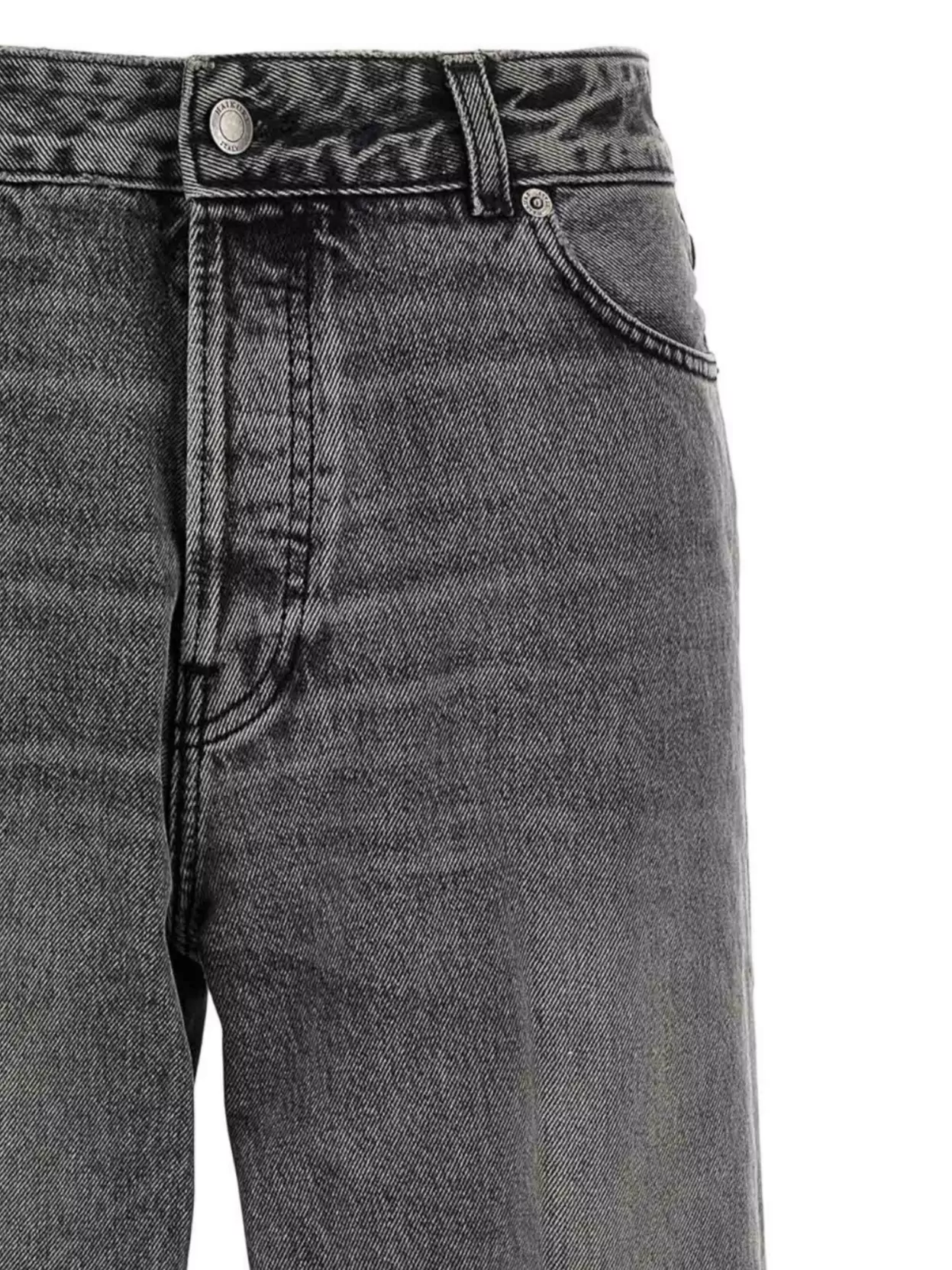 Haikure High-Waisted Straight-Leg Cotton Trousers