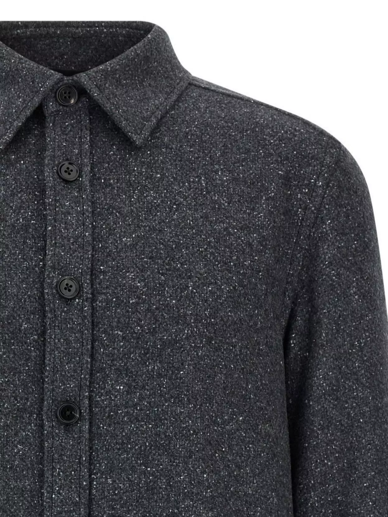 Zegna Textured Long Sleeve Overshirt