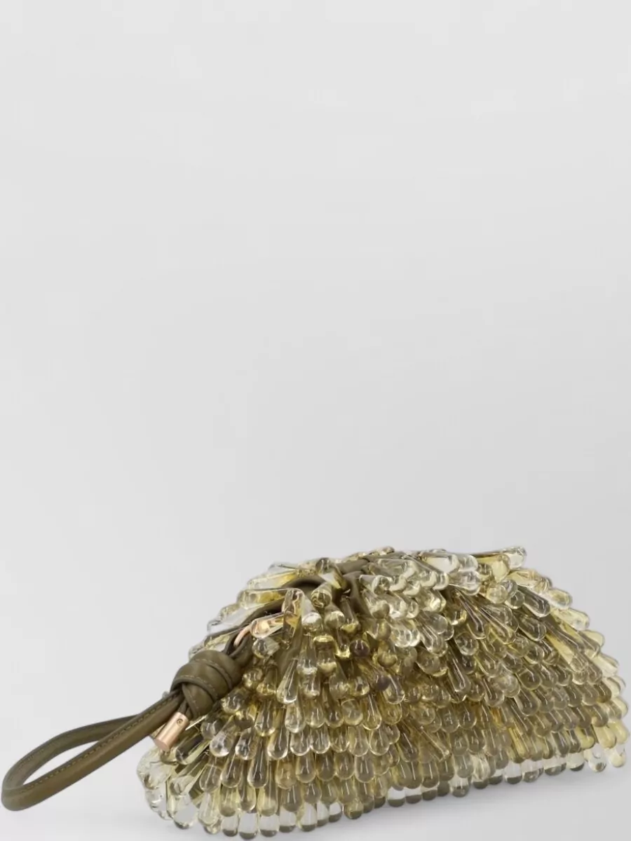 Cult Gaia leather clutch bag