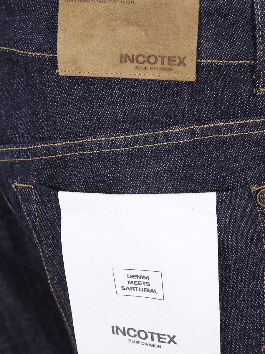 Incotex Regular-Fit Straight-Leg Jeans