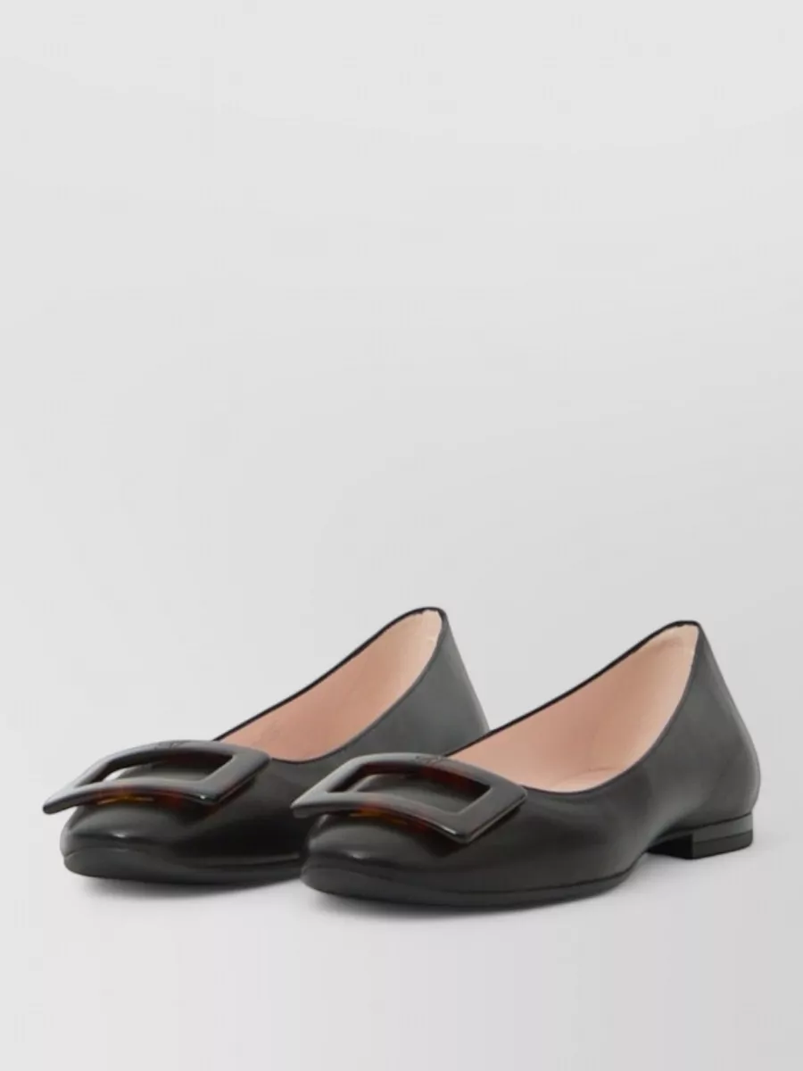 Roger Vivier Leather ballerina shoes