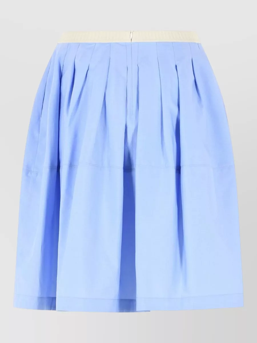 Marni Pleated Cotton Skirt