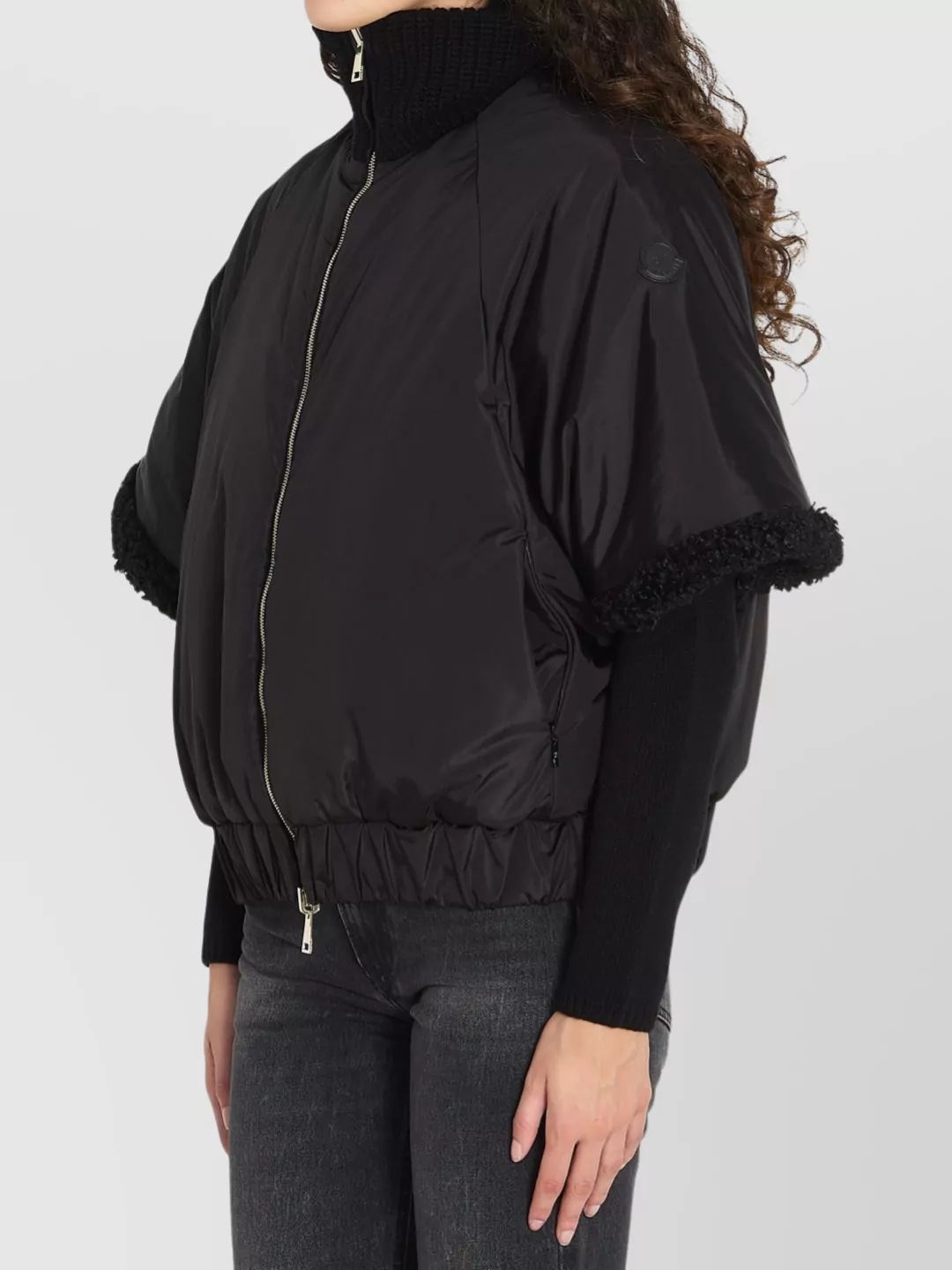 Moncler Dual Fabric Reversible Cape