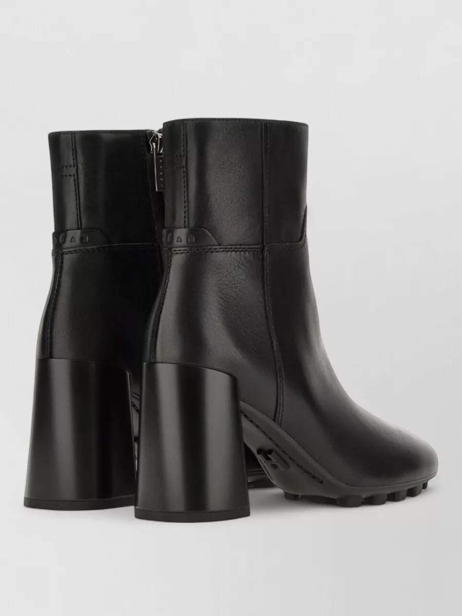 Hogan Leather Ankle Boots