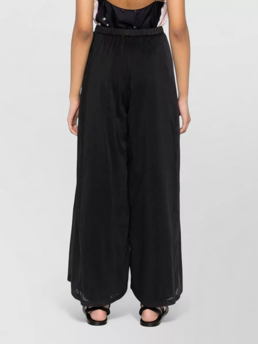 Forte Forte Silk Wide-Leg High-Rise Trousers
