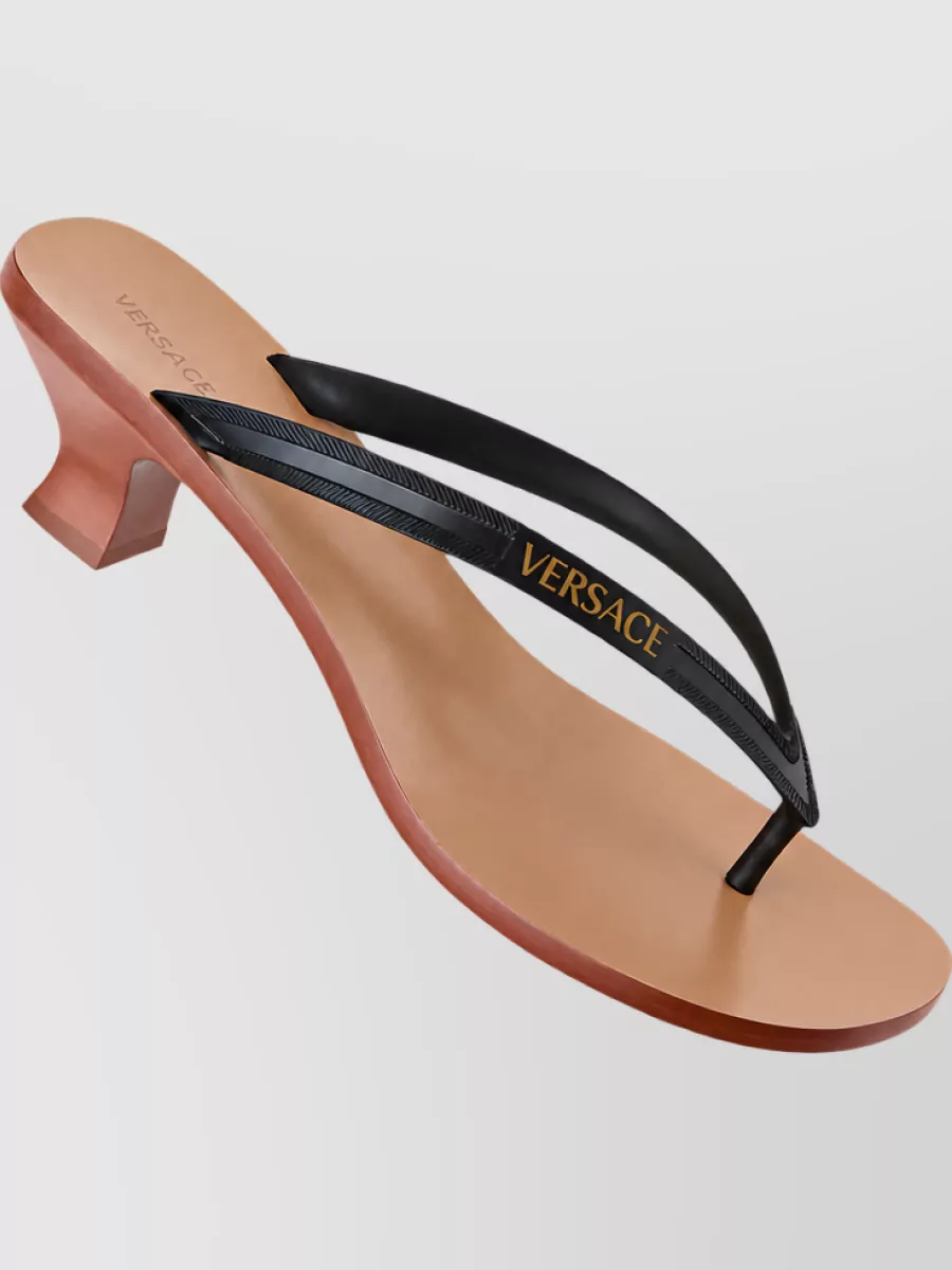 Versace Rubber Thong Sandals