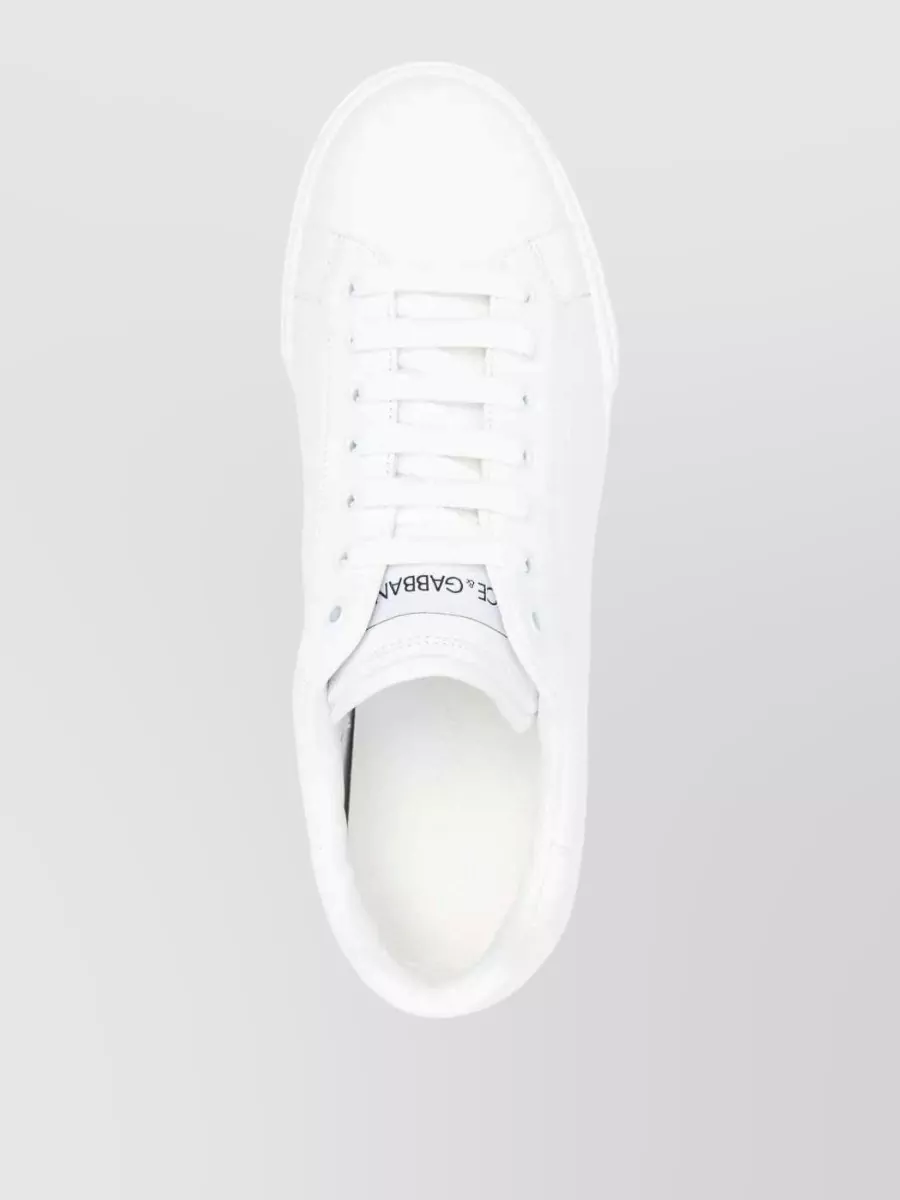 Dolce&Gabbana Leather Low-Top Sneakers