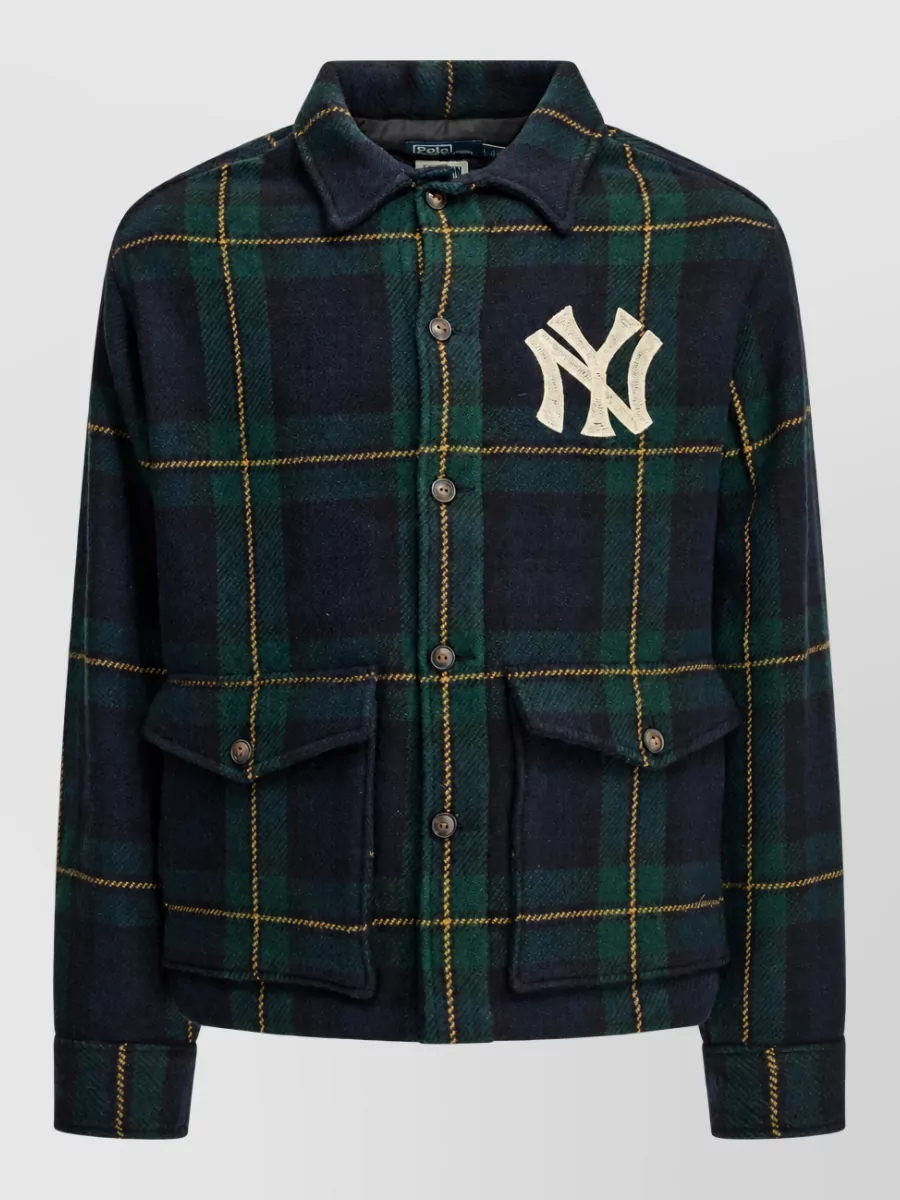 Polo Ralph Lauren Wool single-breasted overshirt jacket