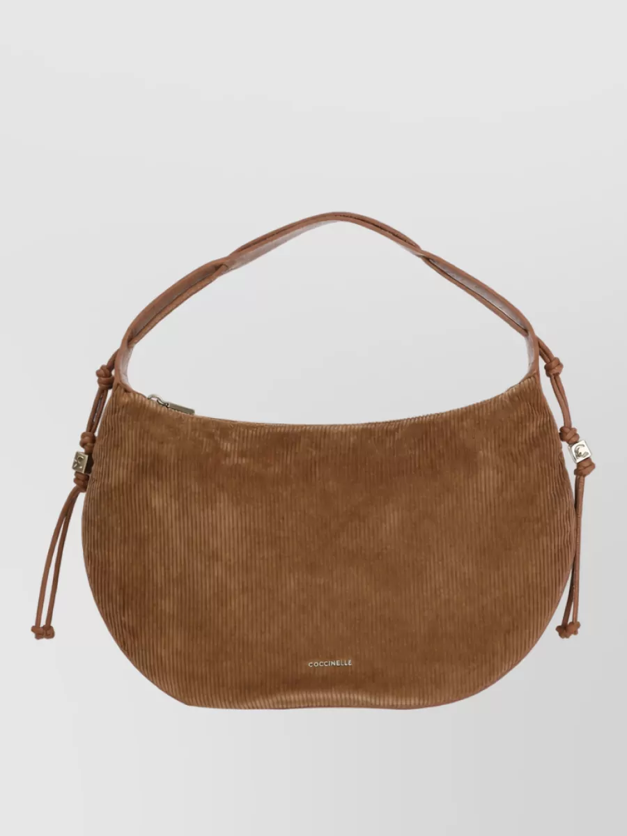 Coccinelle Corduroy Shoulder Bag