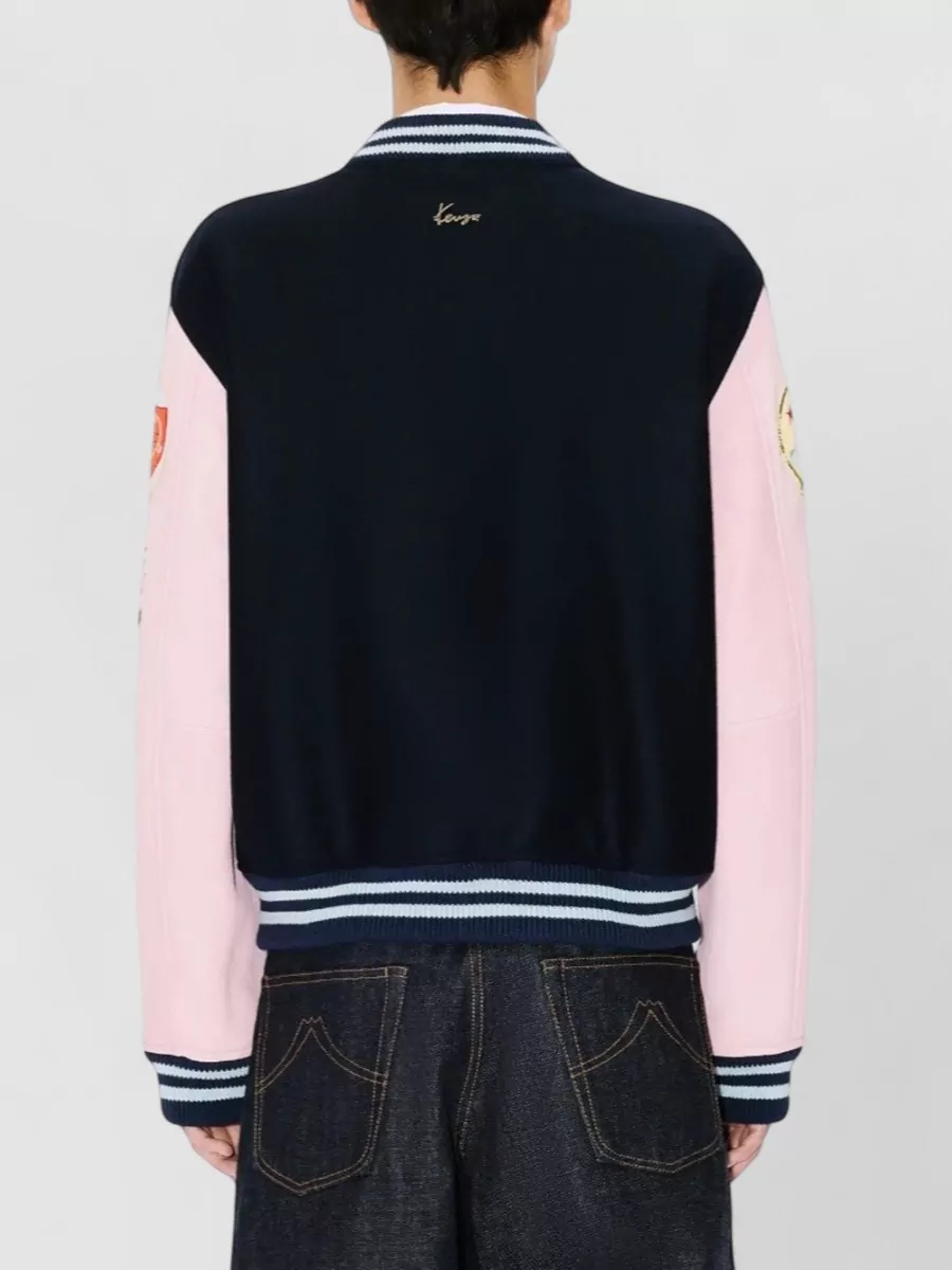 Kenzo Wool Varsity Bomber Jacket