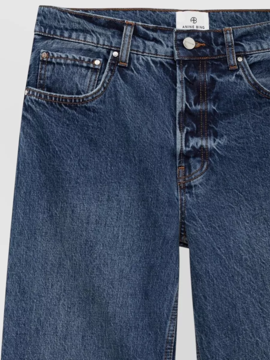 Anine Bing Denim Wide-Leg Jeans