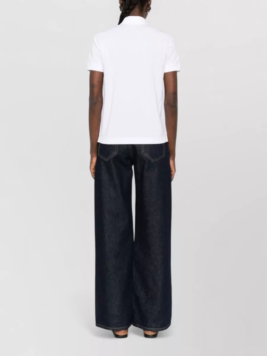 Brunello Cucinelli Cotton Shirt Polo Collar Short Sleeves