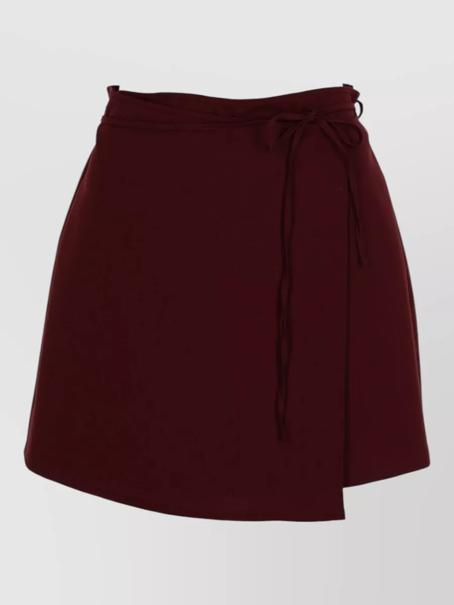 Alysi wrap mini skirt