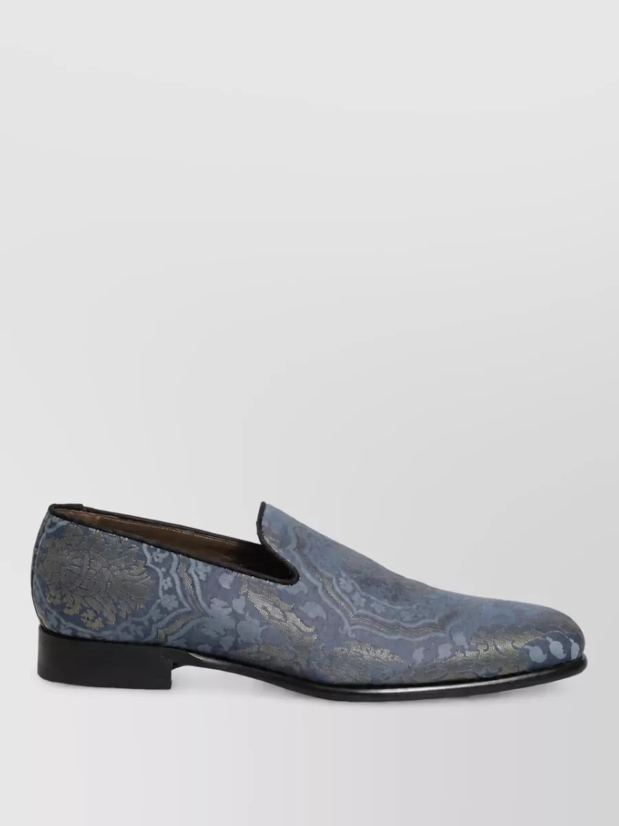 Dolce&Gabbana Floral Brocade Monk Shoes