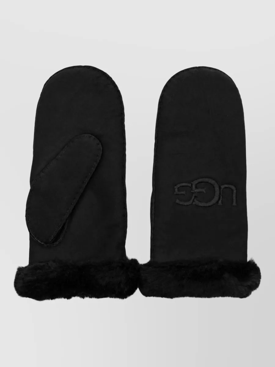 Ugg shearling fingerless mittens