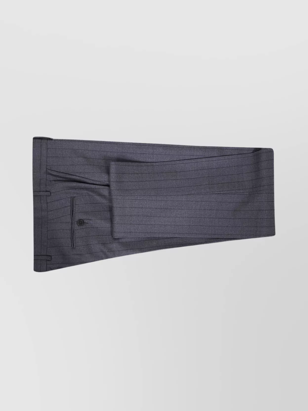 Zegna Tailored Wool Suit Notch Lapel Design