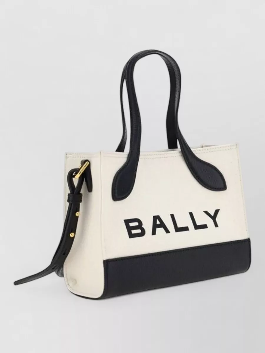 Bally Pennant Mini Leather Tote Bag