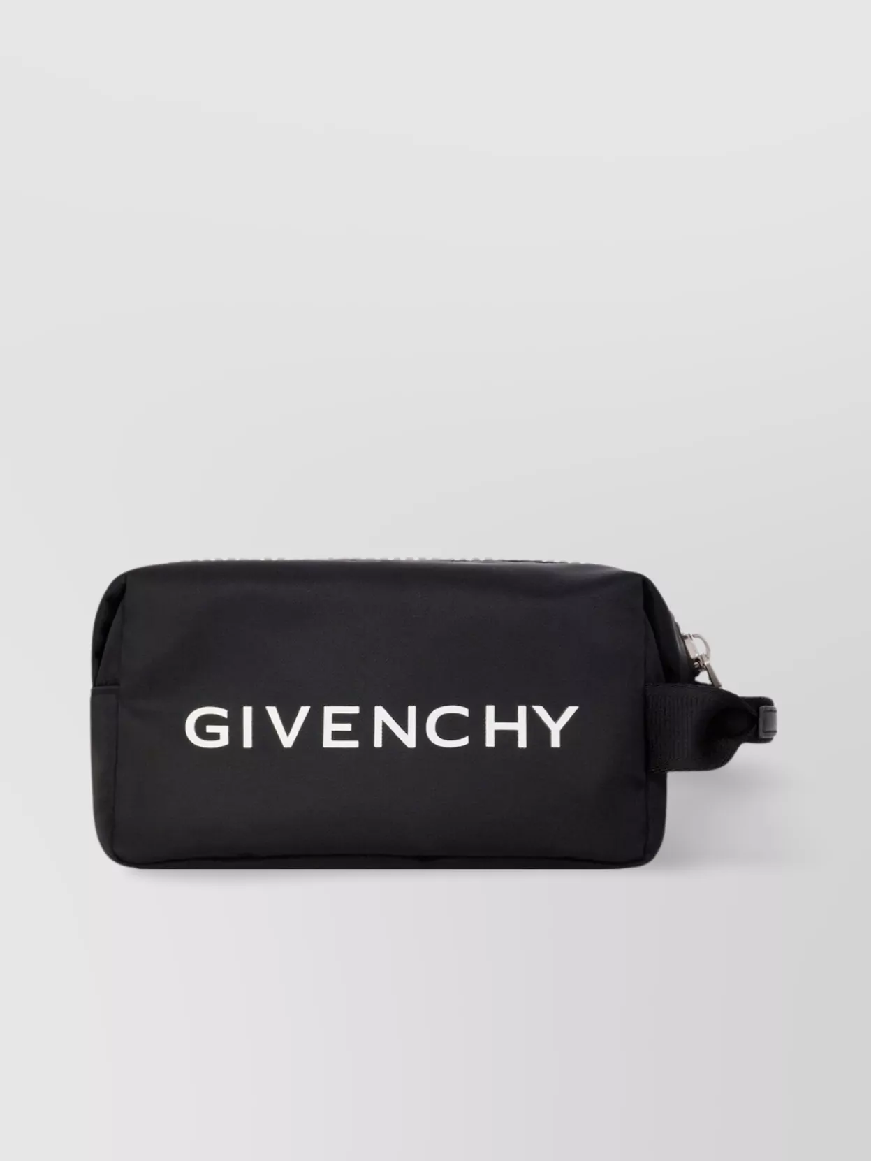 Shop Givenchy Zippered Rectangular Clutch Pouch In Black