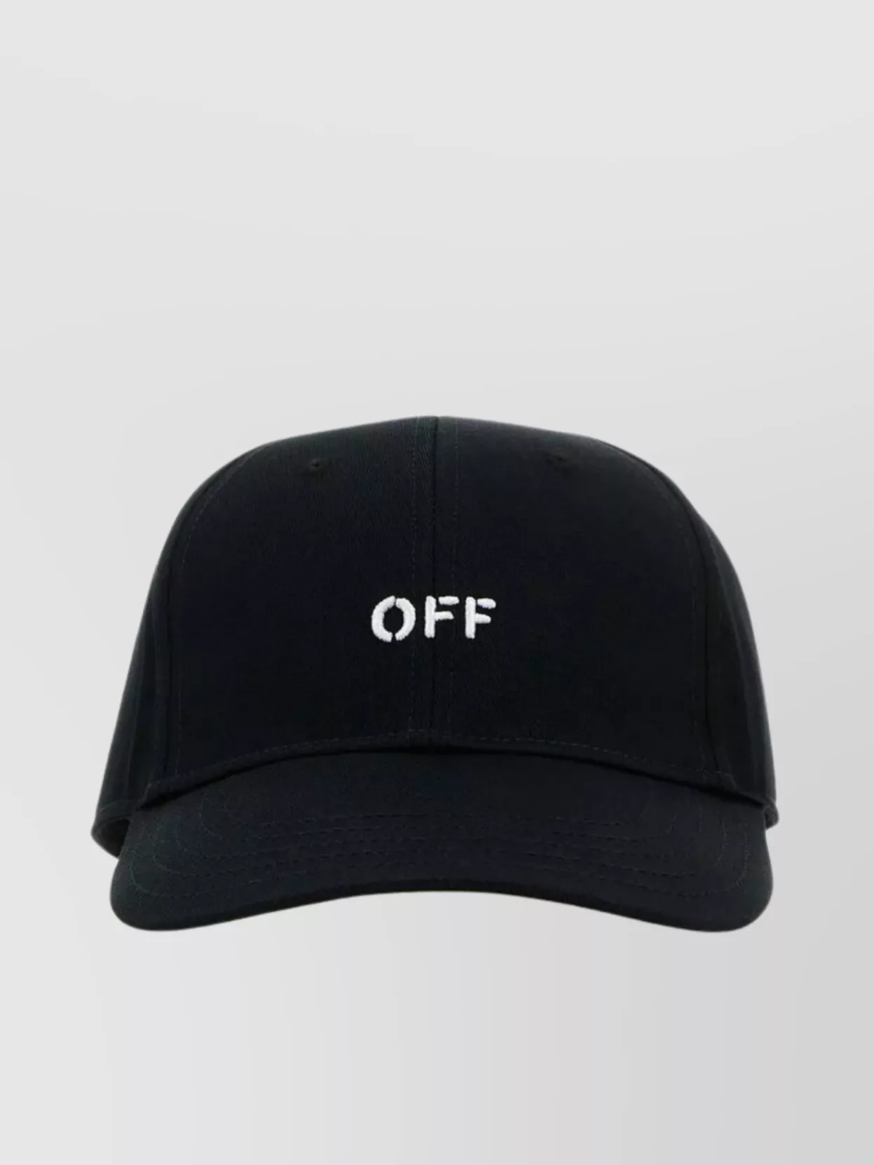 Shop Off-white Baseball Cap With Curved Visor And Logoed Embroidery In Blue