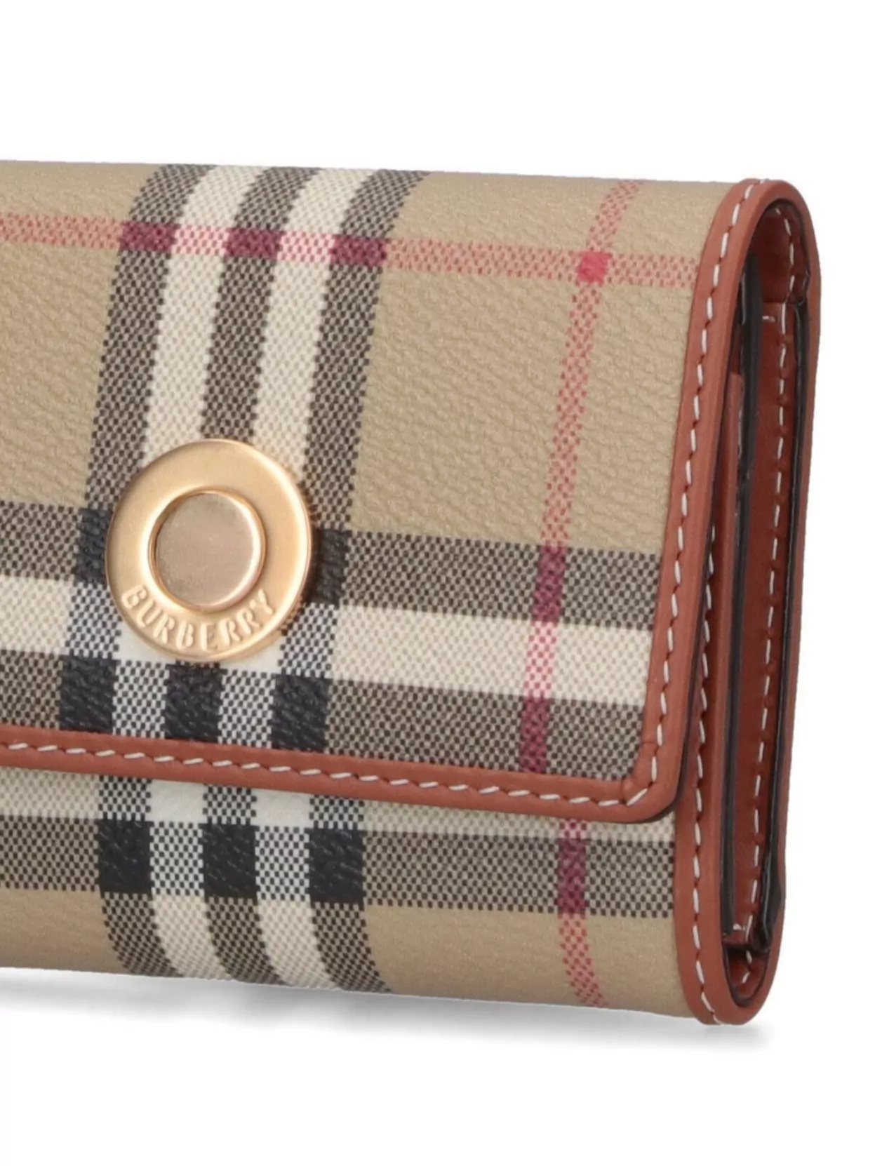Burberry Compact Check Pattern Hand Purse And Cardholder