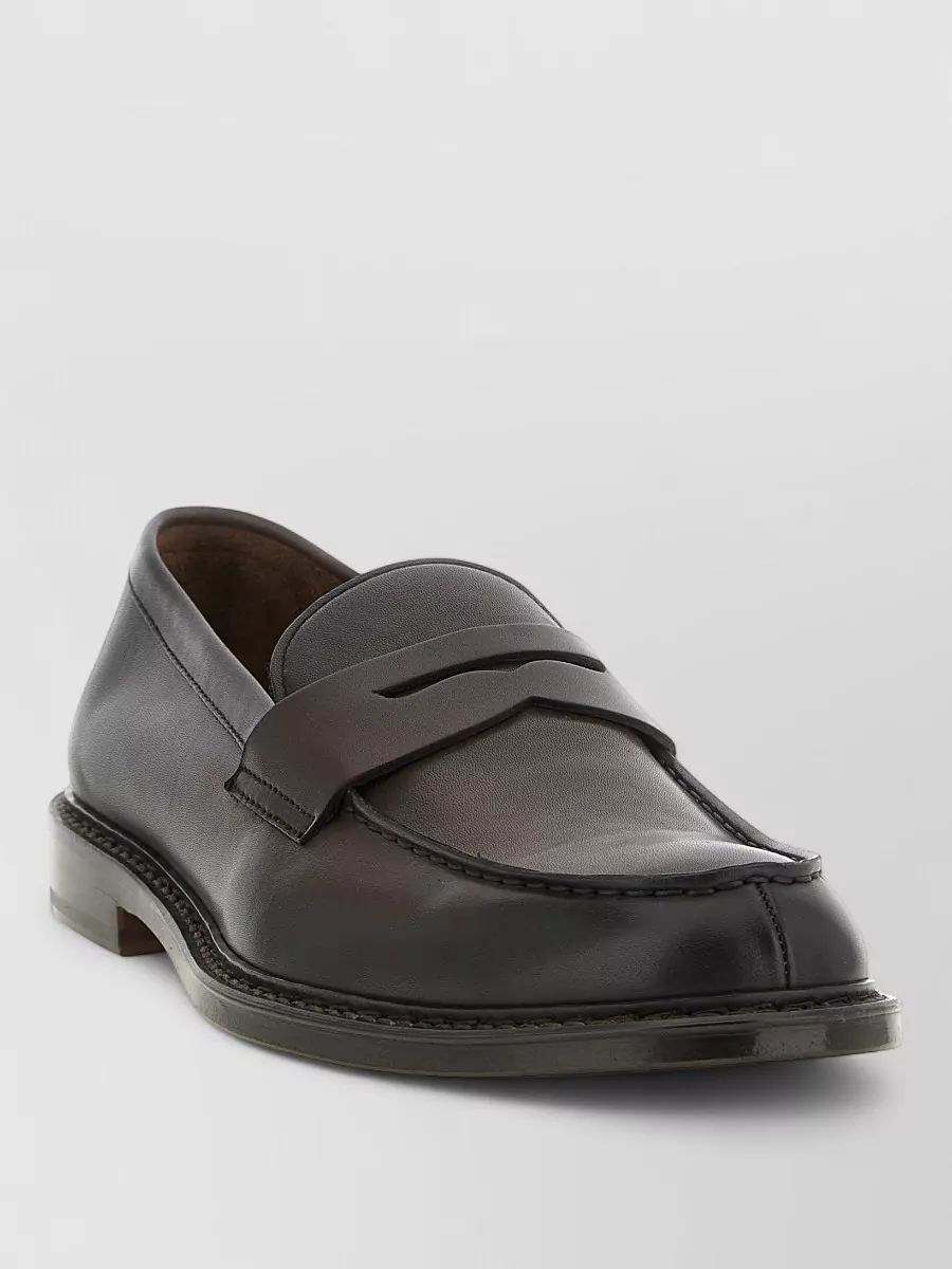 Doucal's leather loafers