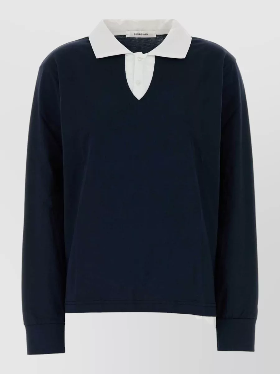 Gimaguas Striped cotton polo shirt
