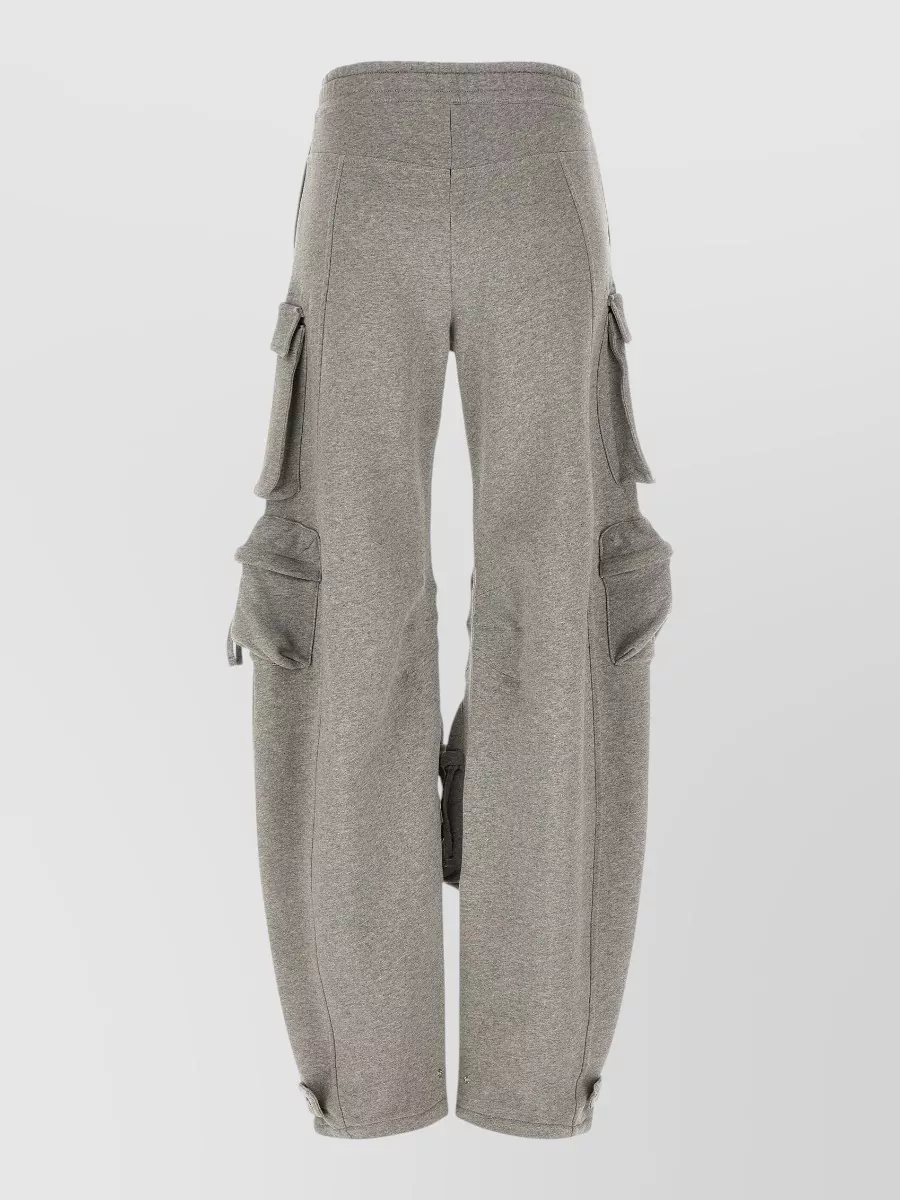 The Attico Fern Relaxed Cargo Trousers Side Pockets
