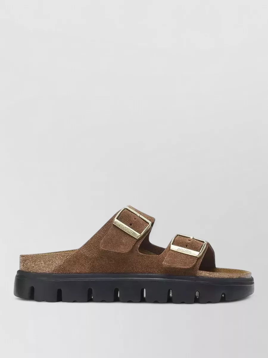 Birkenstock Suede Double Buckle Sandals