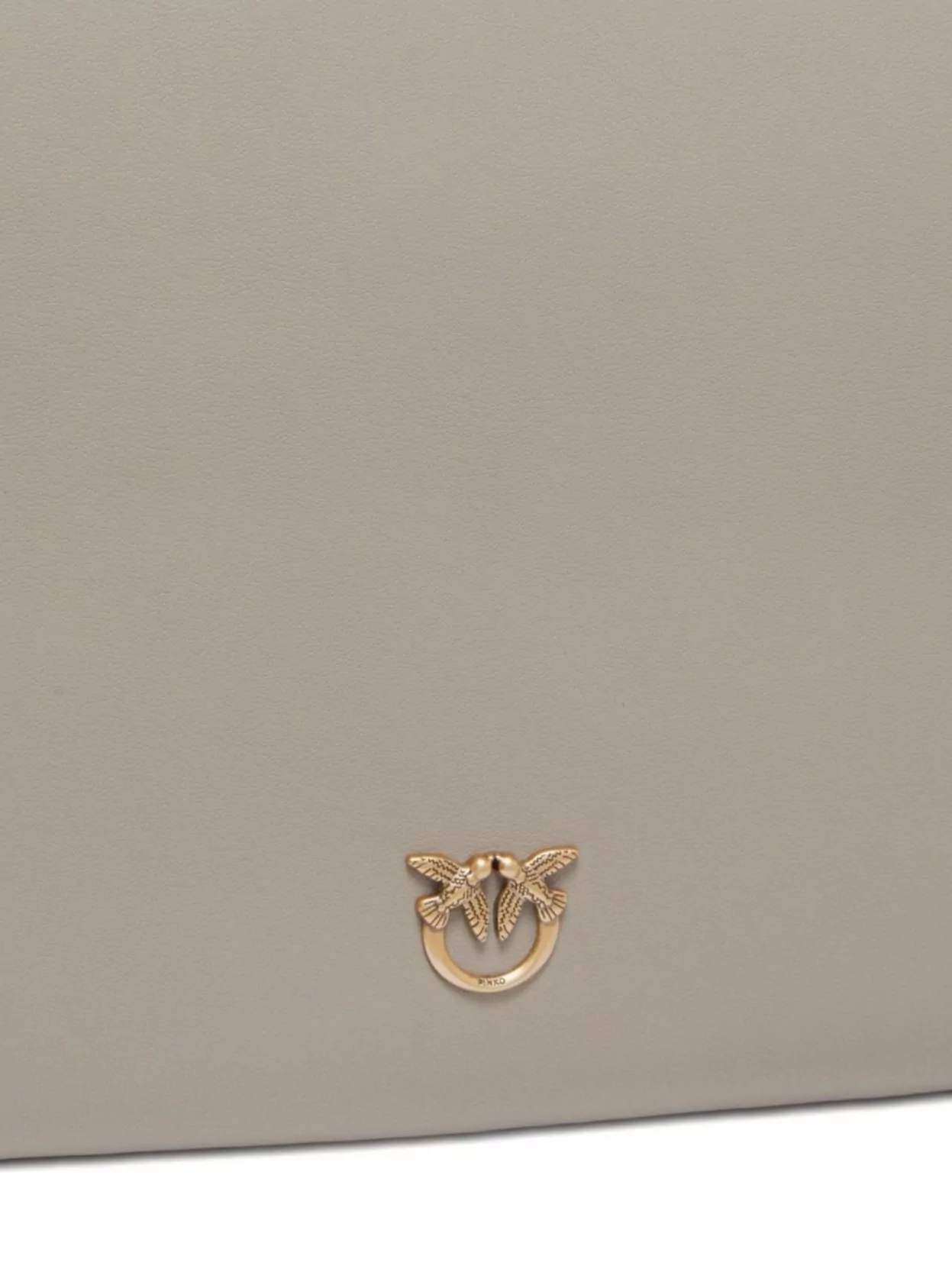 Pinko Calfskin Leather Shoulder Bag