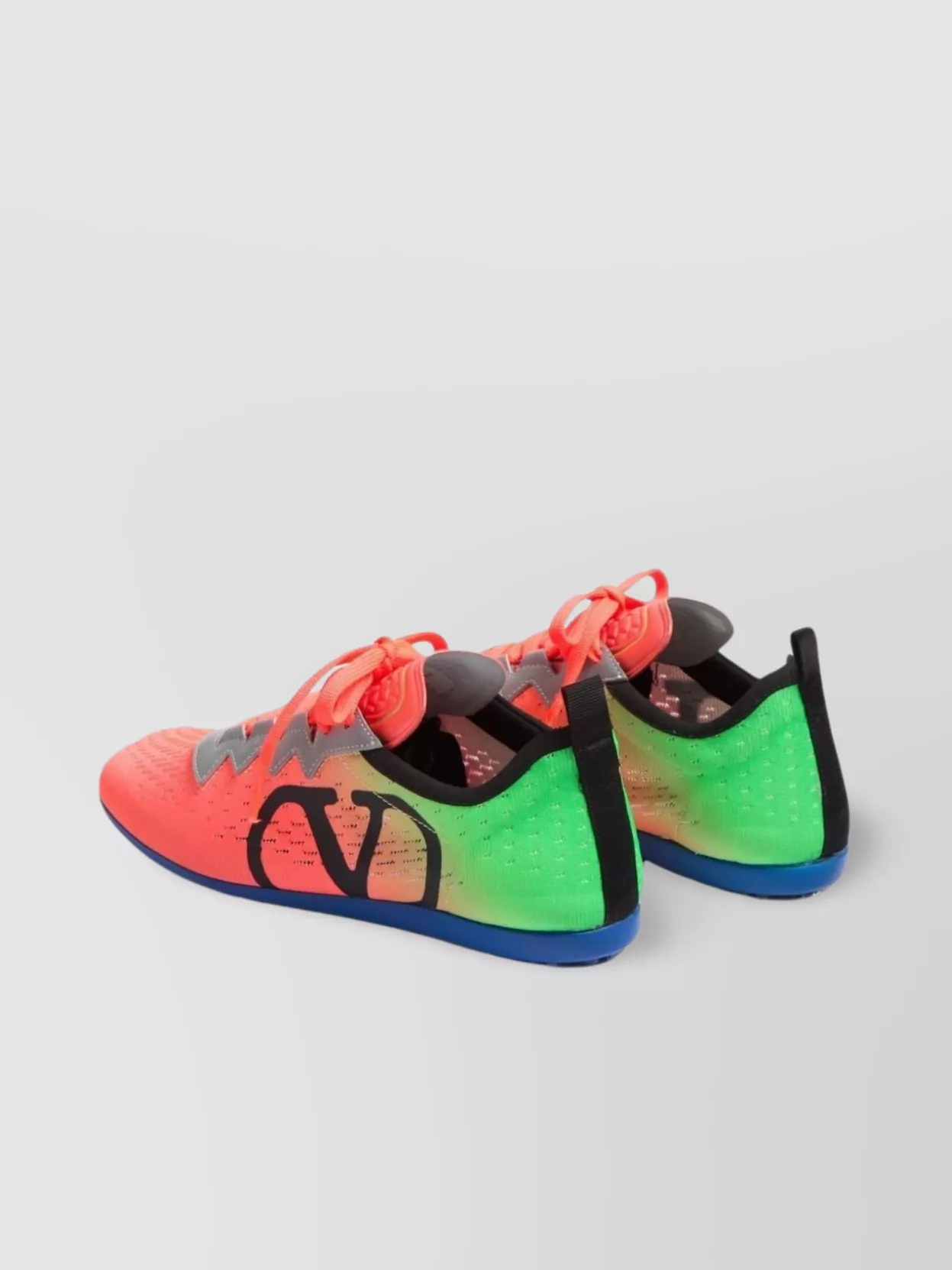 Valentino Garavani Chromaton Almond Toe Rubber Sole Sneakers