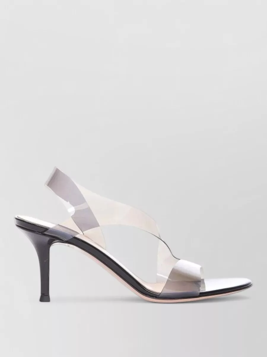 Gianvito Rossi Rubber Stiletto Heel Sandals